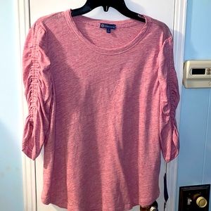 NWT democracy size large three-quarter sleeve blouse